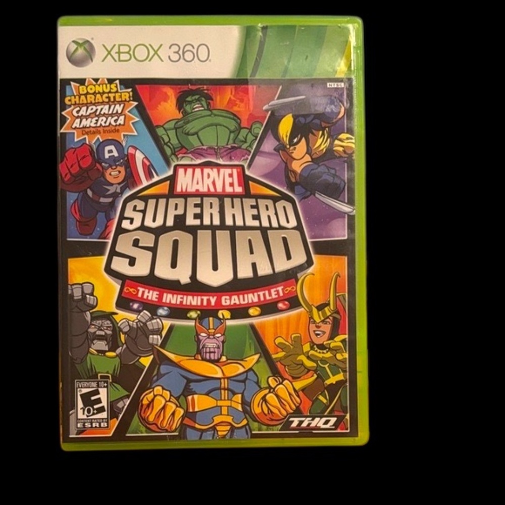 Marvel Super Hero Squad: Infinity Gauntlet Xbox 360 - Green Case